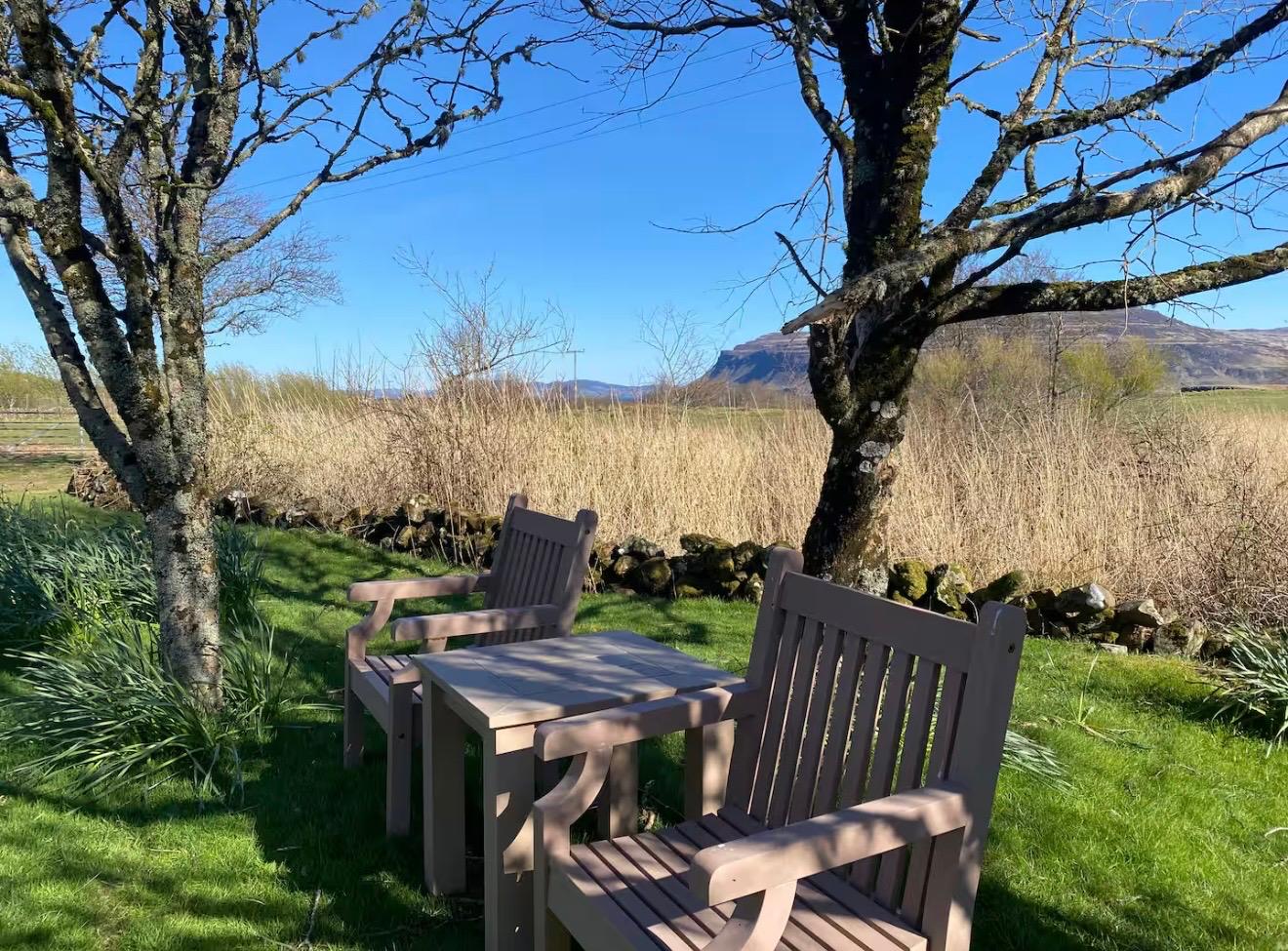 Mull accommodation and landscape